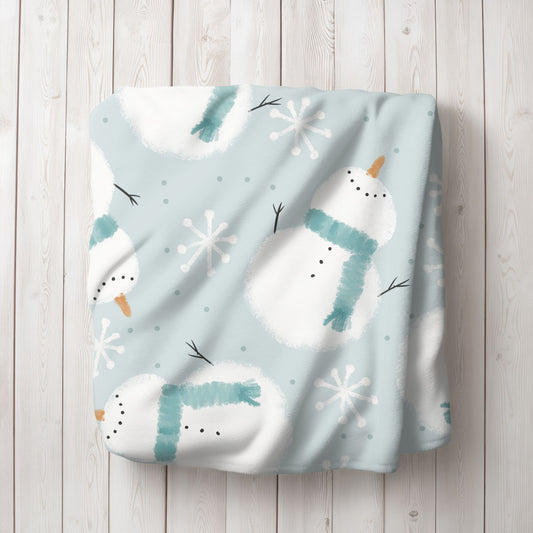 Snow Day Blue Dreamy Plush Blanket *RTS*